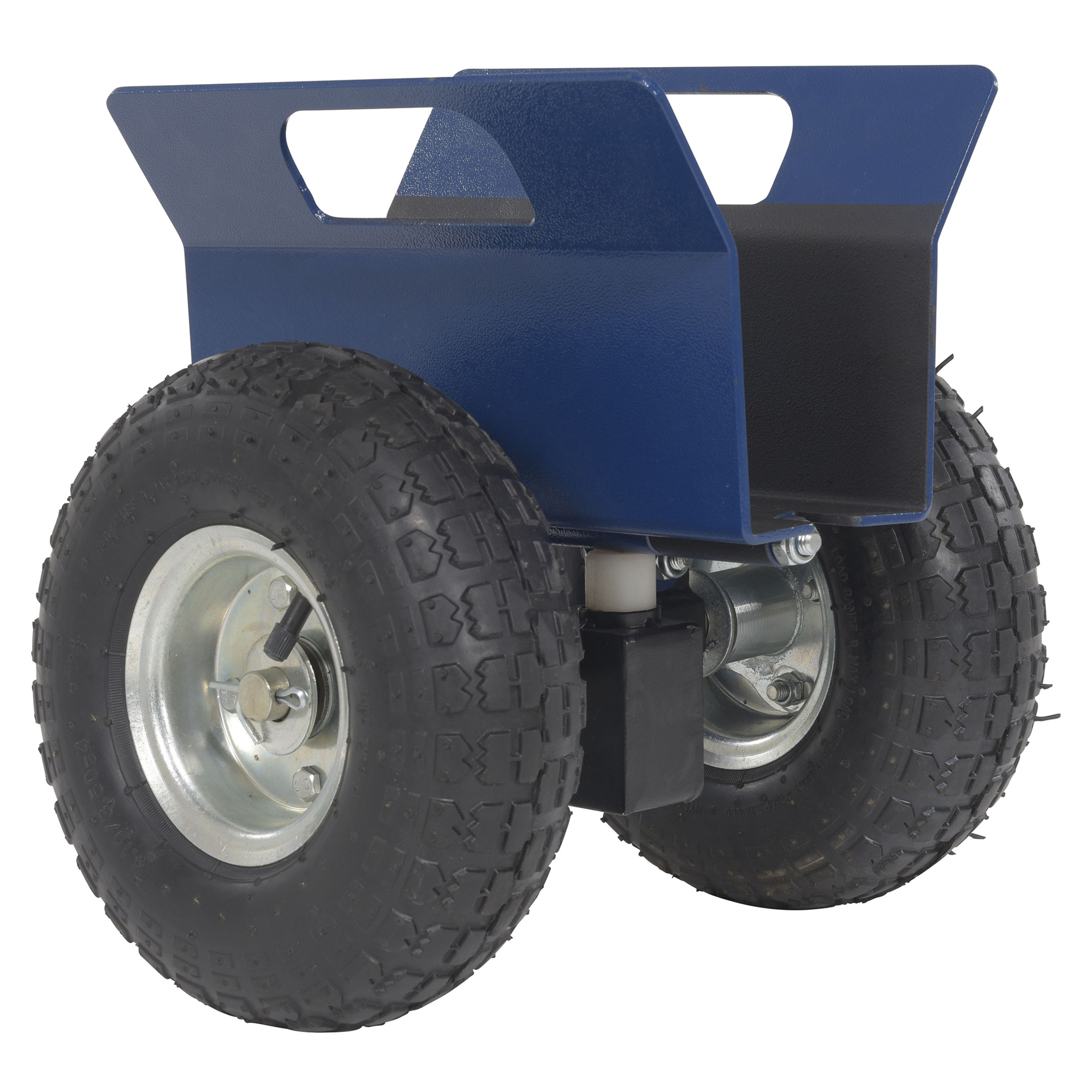Vestil Adjustable Panel Dolly - 750-Lb. Capacity, Pneumatic Wheels, Steel, 13.25in. Height, Model# PLDL-HD-4-10PN
